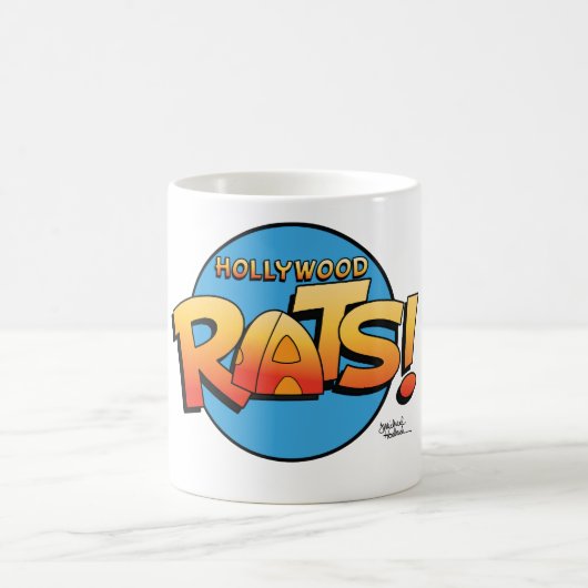 Hollywood Rats!Logo-Tasse Kaffeetasse (Mittel)