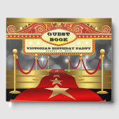Hollywood Red Carpet Birthday Party Gästebuch (Vorderseite)