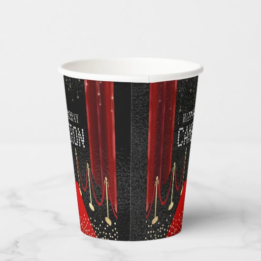 Hollywood Red Carpet VIP Party Pappbecher (Rechts)