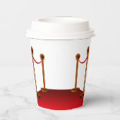 Hollywood Red Tepet Sweet 16 Personalisiert Pappbecher (Rückseite)