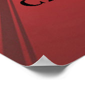 Hollywood Red Tepet Sweet 16 Welcome Poster (Ecke)