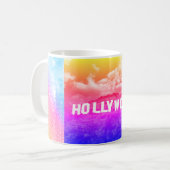 Hollywood-Regenbogen-Klassiker-Tasse Kaffeetasse (Vorderseite Links)