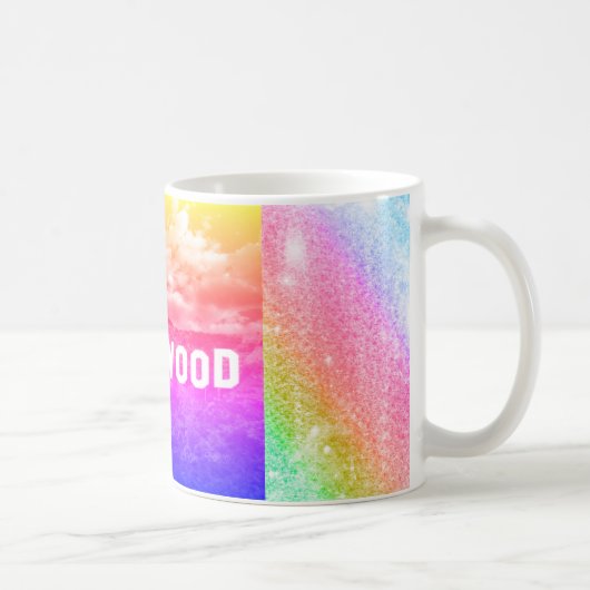 Hollywood-Regenbogen-Klassiker-Tasse Kaffeetasse (Rechts)