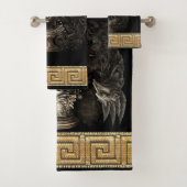 Hollywood Regency Griechisch Goddess Artemi Badhandtuch Set (Insitu)