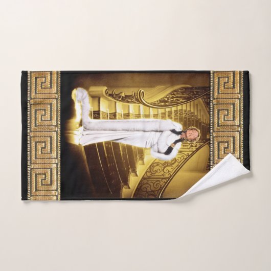 Hollywood Regency Silent Movie Diva Badhandtuch Set (Handtuch)