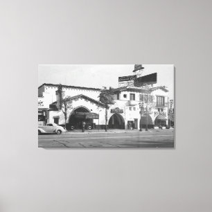 Hollywood, Restaurant-Ansicht CAs Brown Derby Leinwanddruck