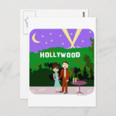Hollywood Romance Postkarte (Vorne/Hinten)