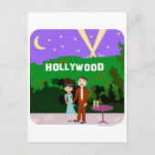 Hollywood Romance Postkarte (Vorderseite)