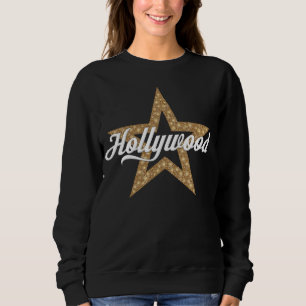 Hollywood Script mit Star (White Type) Sweatshirt