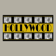Hollywood Sign Movie Reel Foto Collage