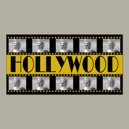 Hollywood Sign Movie Reel Foto Collage Poster