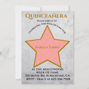 Hollywood Star Einladung