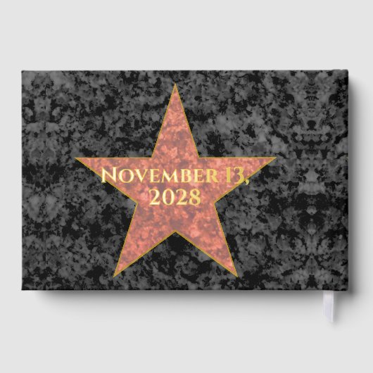 Hollywood Star Gästebuch (Rückseite)