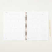 Hollywood Star Glitzern Quinceañera Planner Planer (Monatliche Seiten)