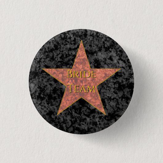 Hollywood Star Personalisiert Button (Vorderseite)