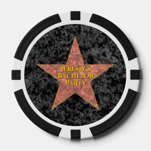 Hollywood Star Pokerchips (Vorderseite)