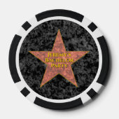 Hollywood Star Pokerchips (Rückseite)