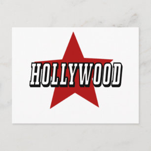 HOLLYWOOD Star Postkarte