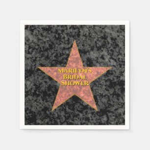 Hollywood Star Serviette
