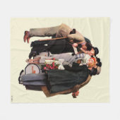 Hollywood-Starlet Fleecedecke (Vorderseite (Horizontal))