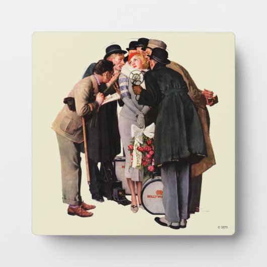 Hollywood Starlet Fotoplatte (Vorderseite)