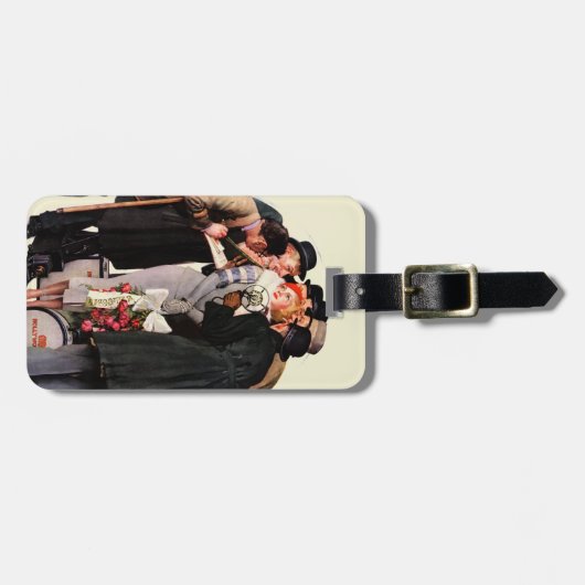 Hollywood-Starlet Gepäckanhänger (Vorderseite horizontal)