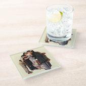 Hollywood Starlet Glasuntersetzer (Schrägansicht)