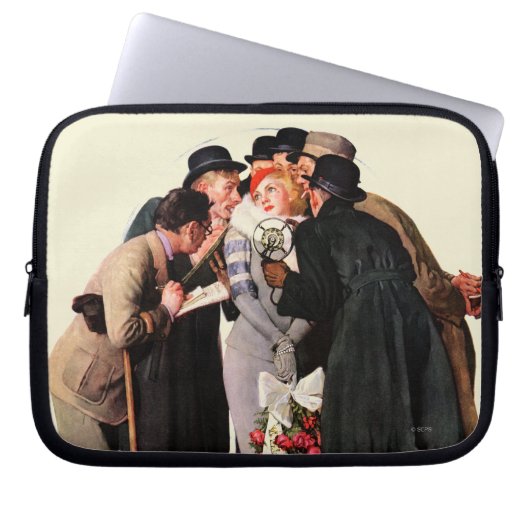 Hollywood Starlet Laptopschutzhülle (Vorderseite)