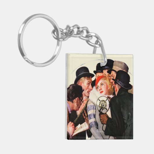 Hollywood-Starlet Schlüsselanhänger (Vorderseite links)