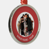 Hollywood Starlet Silbernes Ornament (Rechts)