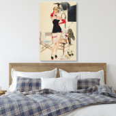 Hollywood Starlet von Fritz Willis Leinwanddruck (Insitu (Schlafzimmer))