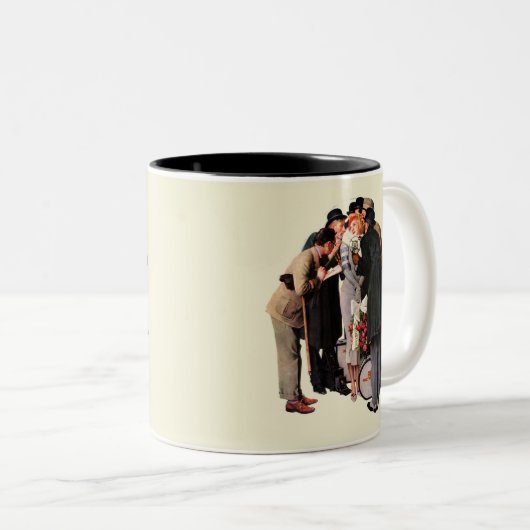 Hollywood Starlet Zweifarbige Tasse (VorderseiteRechts)