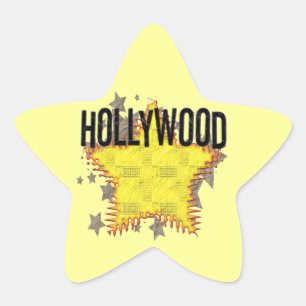 Hollywood Sticker! Stern-Aufkleber