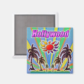 Hollywood Summer Liebe Magnet (Vorderseite/Rückseite)