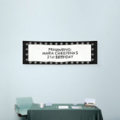 Hollywood-Theater-Schild 2,5' x 8' Fahne Banner (Messeveranstaltung)