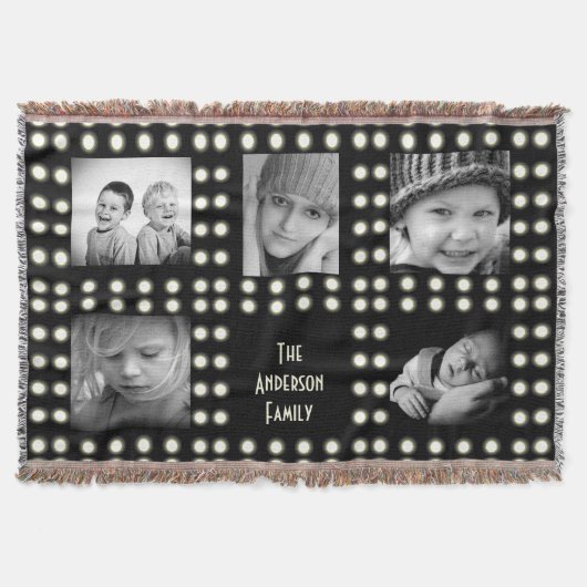 Hollywood-Thema-kundenspezifisches Decke (Vorderseite)