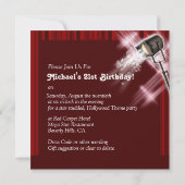 Hollywood-Thema, Party ", das jedes möglichen Einladung (Rückseite)