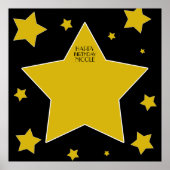 Hollywood Theme Birthday Autograph Keepake Poster (Vorne)