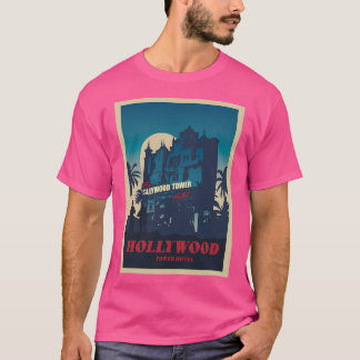 Hollywood Tower Hotel - Minimalistischer Reisestil T-Shirt