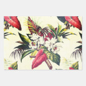 Hollywood Tropic, Bruxelles Apricot und Pop Art Geschenkpapier Set (Vorderseite 2)