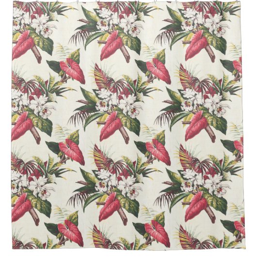 Hollywood Tropical Duschvorhang (Vorderseite)