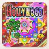 Hollywood Tropical Friends Untersetzer (Vorderseite)