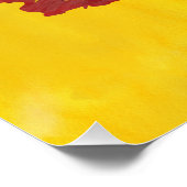 Hollywood Tropical Summer Vibes Poster (Ecke)