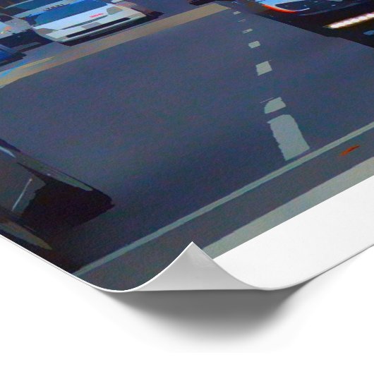 Hollywood-Typen Poster (Ecke)