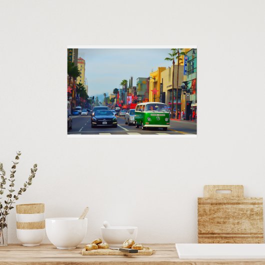 Hollywood-Typen Poster (Küche)