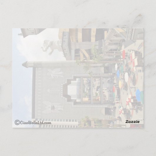 Hollywood und Highland Los Angeles Postkarte (Rückseite)