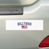 Hollywood US-Flagge Autoaufkleber (Auf Auto)