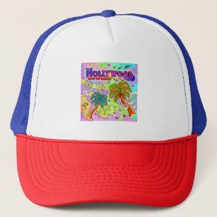 Hollywood Vacation Target Hat Truckerkappe