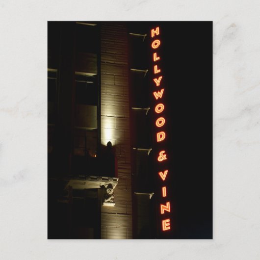 Hollywood & Vine Postcard Postkarte (Vorderseite)