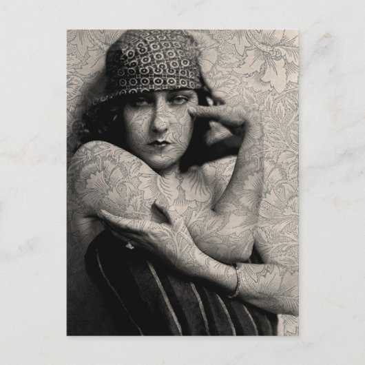 Hollywood Vintag Gloria Postkarte (Vorderseite)